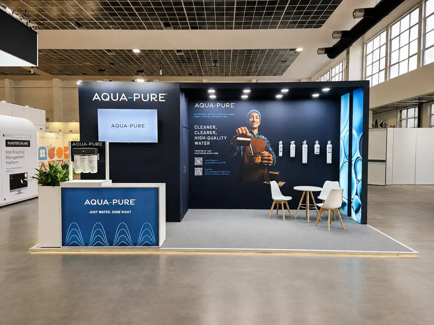 Exhibition stand rental for Aqua-Pure (USA)18 sq.mt