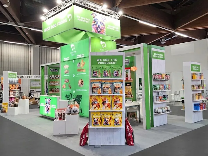 71.5 Sqm Booth for Irish Dog Foods – Ireland Interzoo 2026, Nuremberg