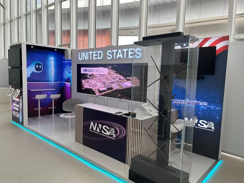 12 Sqm Booth for Lawrence Livermore Labs – USA CyberCon26 2026, Vienna